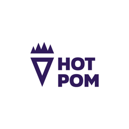Hotpom logo.