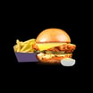 Chili Cheese Crispy Chicken Burger Menü 1