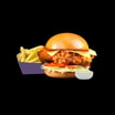 Cheese Crispy Chicken Burger Menü 1