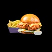 BBQ Crispy Chicken Burger Menü 1