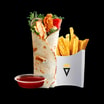 Chili-Cheese Crispy Chicken Zinger Wrap Menü 1